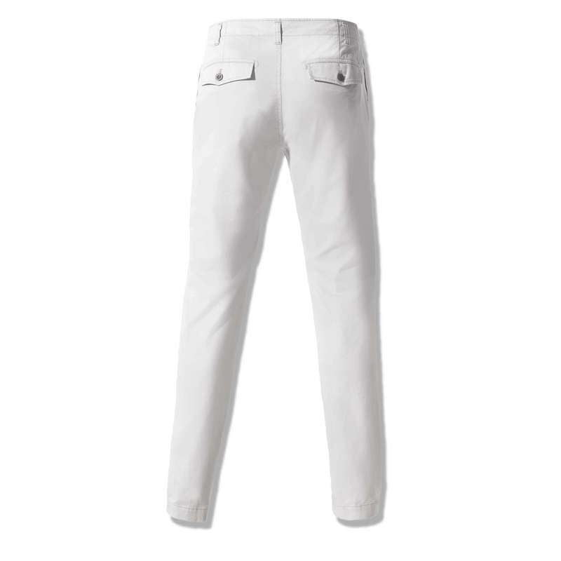 Cotton Stretch Pant, White, large