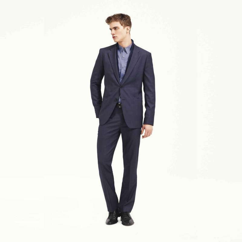 Straight Leg Trousers, Black, large