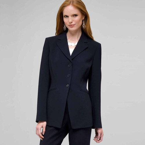 3 Button Jacket, midnight navy, large