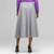 Long Center Seam Skirt, Zinc Heather, large