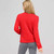 Rib Trim Cardigan, Firecracker, large