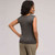 Sleeveless Scoop Neck Shell, Laurel, large