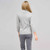 Cowl Neck Sweater, Grey Heather, large
