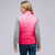 Mock Neck Quilted Vest, Begonia Multi, large