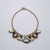 Chunky Dangle Necklace, Black, large