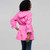 Roll Sleeve Anorak Jacket, raspberry pink, large