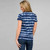 Crew Neck Tee, swiss navy & white, large