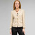 Notch Collar Basket Weave Jacket, New Rattan Multi, large