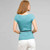 Boat Neck Knit with Belt, Surf, large