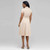 Cap Sleeve Wrap Dress., Chino, large