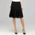 Pleated Skirt With Embroidery., Black, large