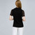 Cowl Neck Top, Black, large