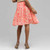 Pleated Flare Skirt., New Coral Multi, large