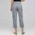 Straight Ankle Pant., Black & White, large