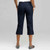 5 Pocket Cuffed Capri (Plus), Rinse Wash New, large