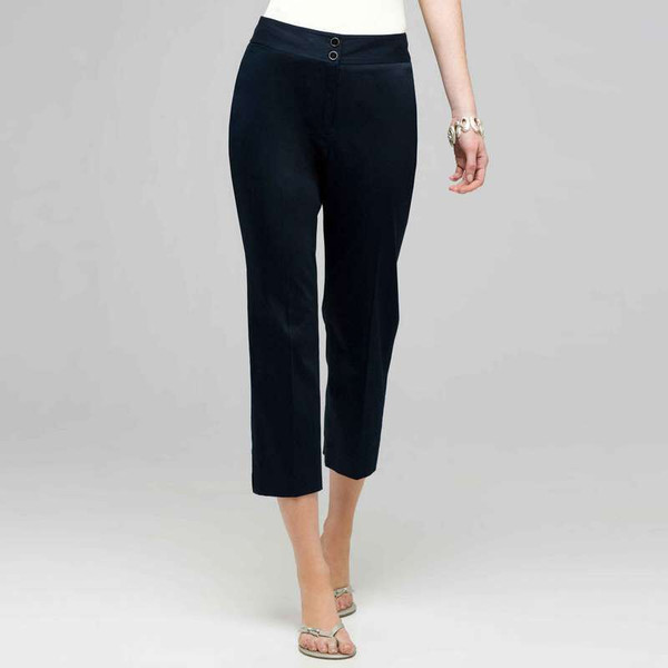 Crop Straight Leg Pant, Admiral Navy, large