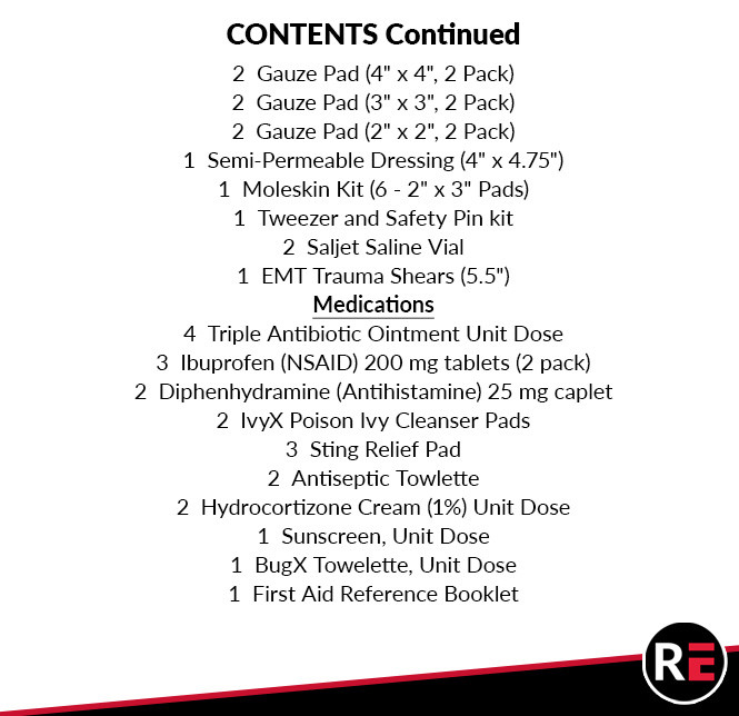 Wildland Fire Personal First Aid Kit