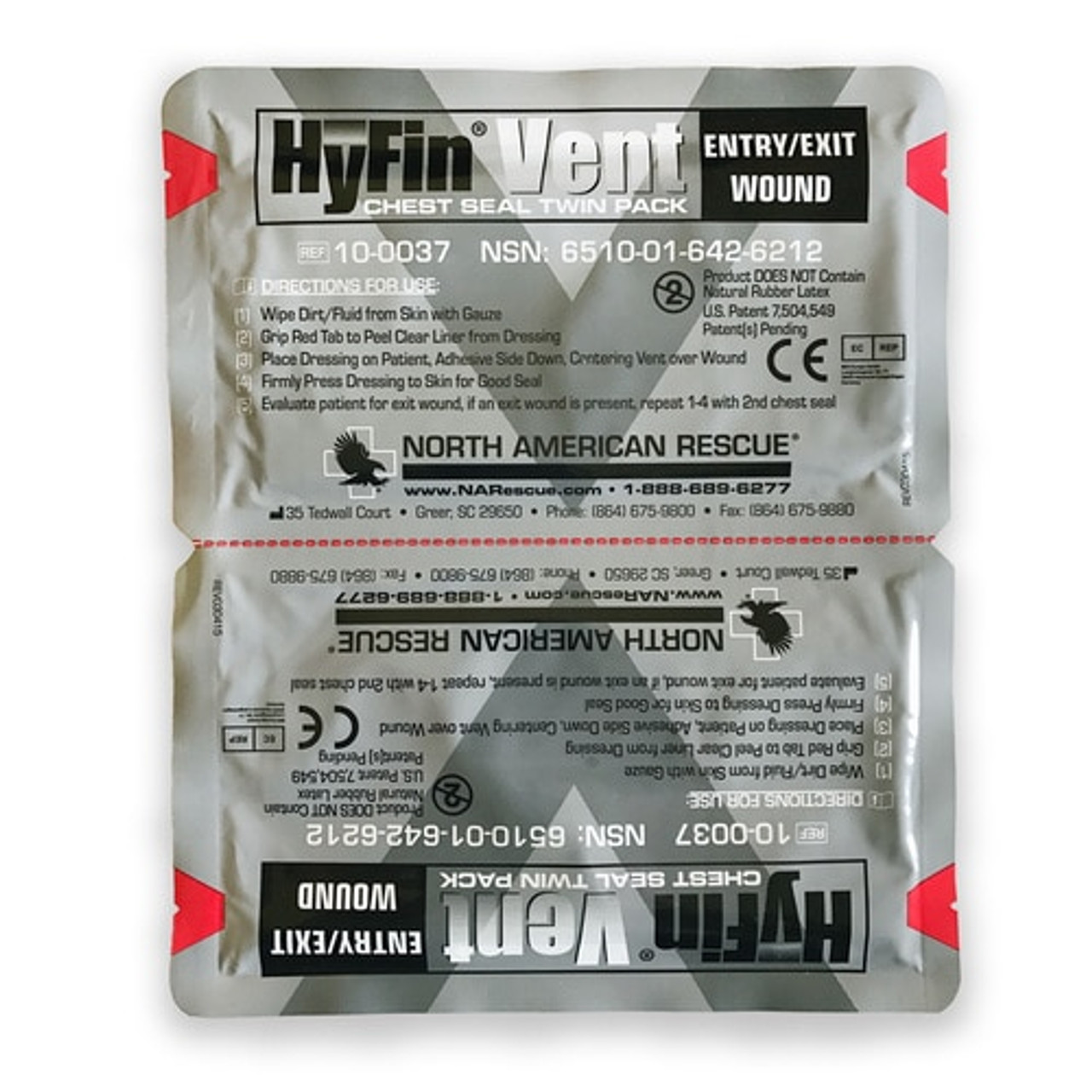 HyfinÂ® Vent Chest Seal Twin Pack