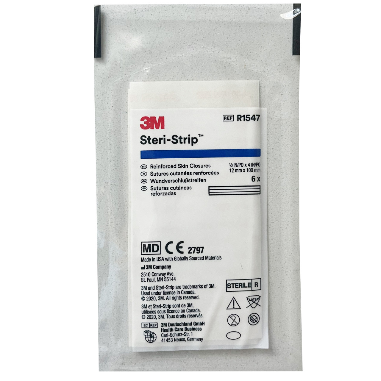 3M™ Steri-Strip™ Reinforced Skin Closures (1/2 in x 4 in)