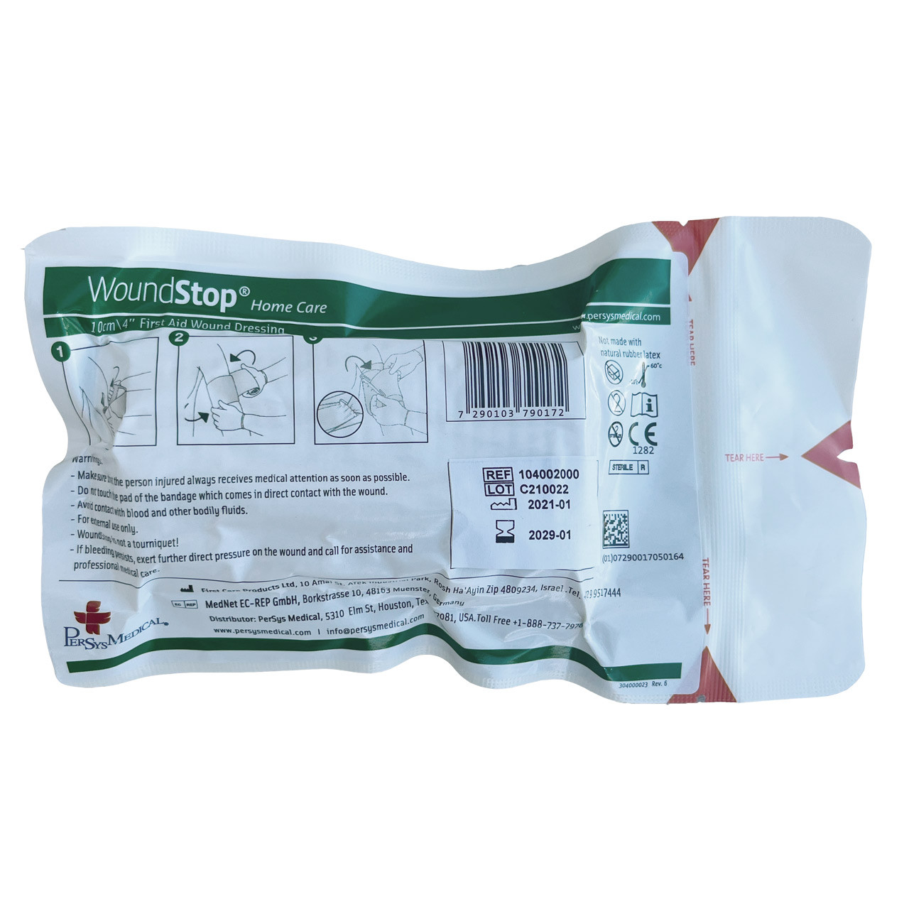 WoundStop Home Care - First Aid Wound Dressing