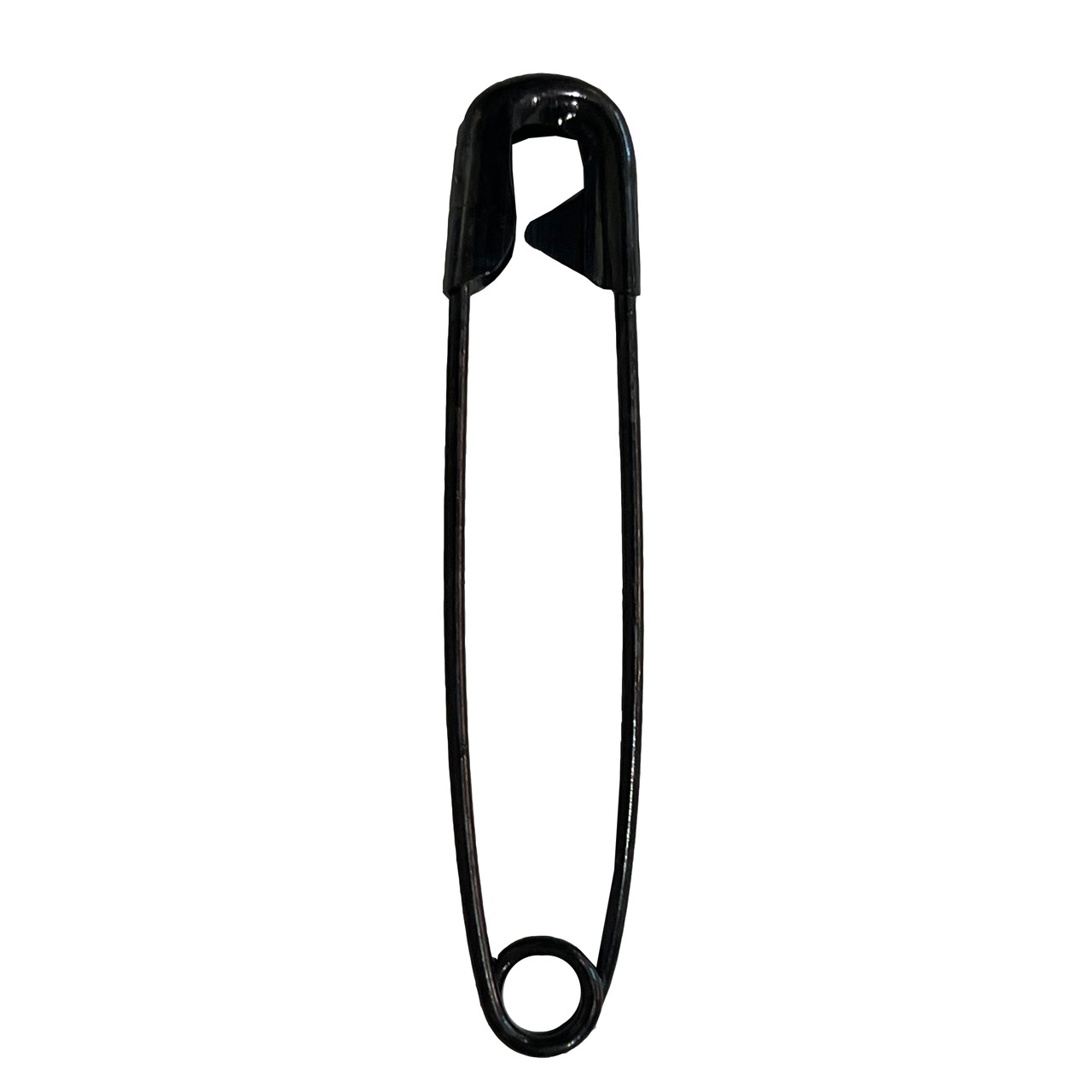 Safety Pins - Black Safety Pins Size #00 - Length 3/4 (50 Pins / Bag)