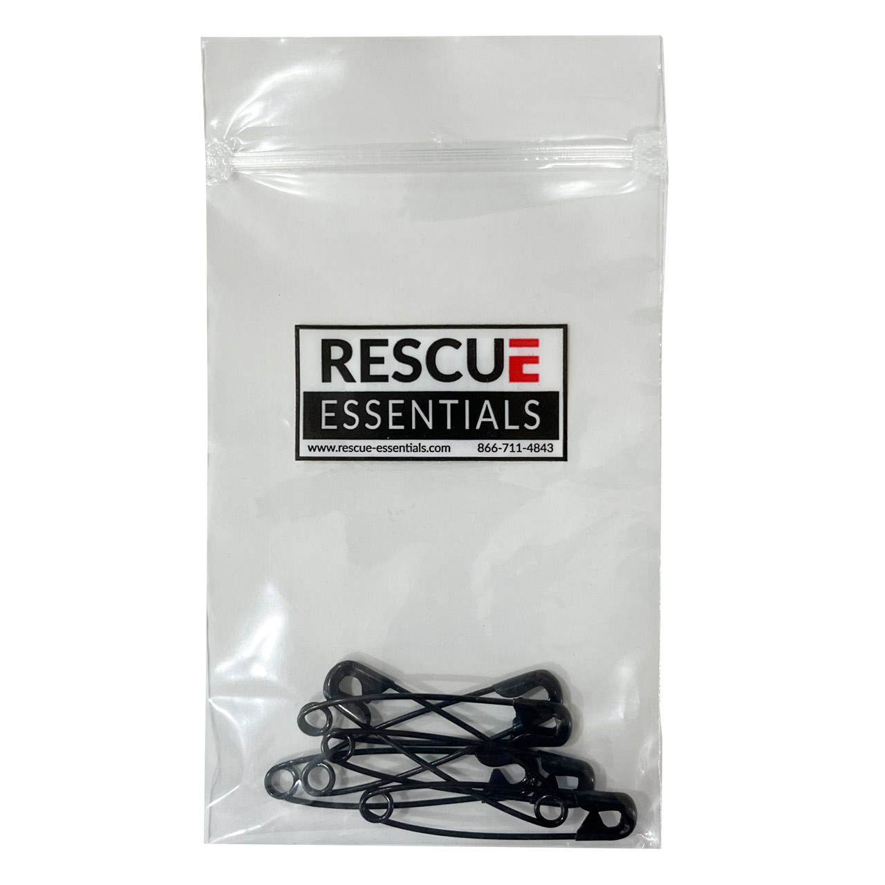 Black Safety Pins, 2 (5-pack)