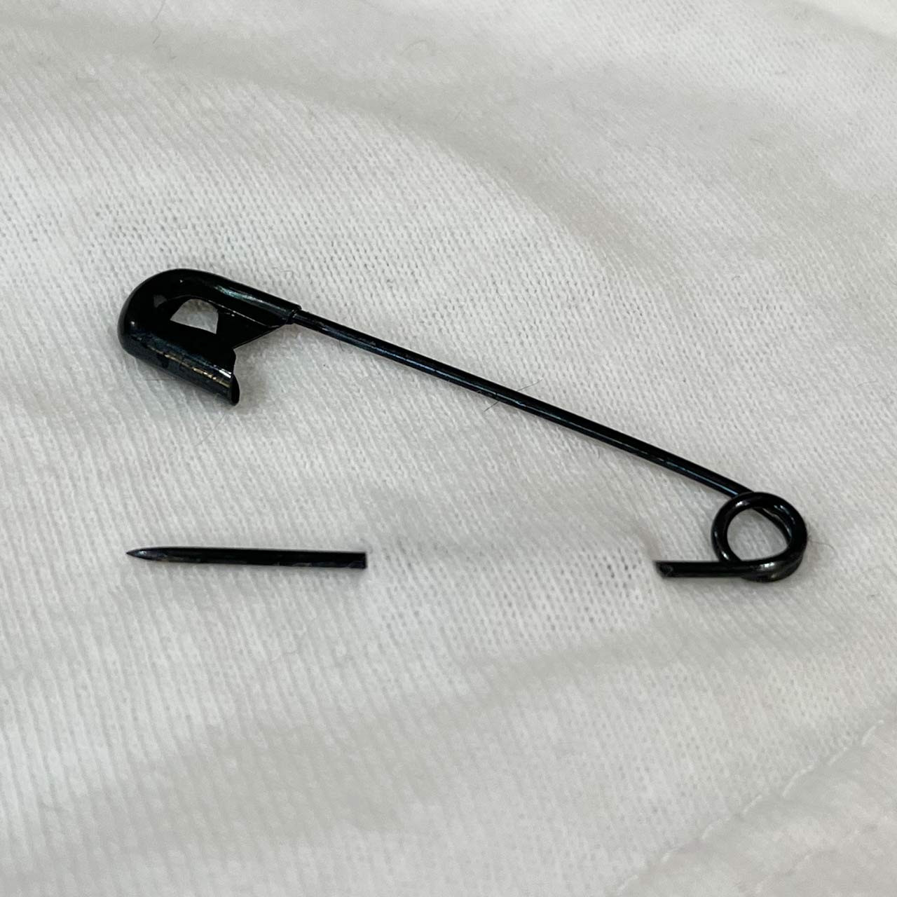 Fine Black Safety Pins