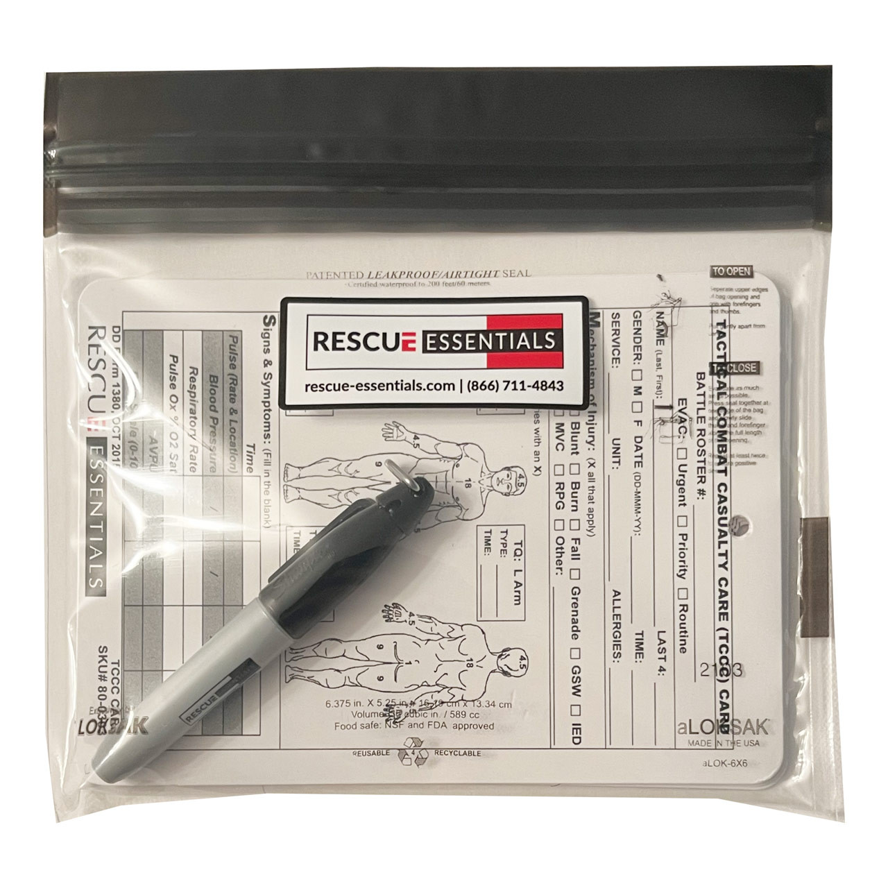 Combat Casualty Card | 8 Pack | Sharpie Marker combat-casualty-card-8-pack-sharpie-marker