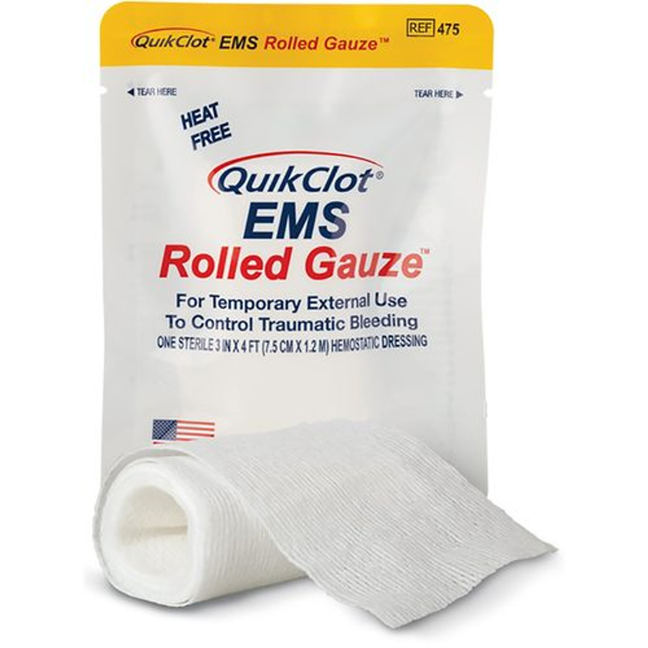 Quikclot Ems Rolled Gauze 3 X 48
