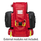 MERET Recover Pro X O2 Response Bag, Red-with modules (not included)