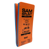 SAM® Splint Combo Pack (36" Orange/Blue Flat Splint & Blue Cohesive Wrap)
