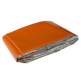 Orange Hypothermia Wrap, folded