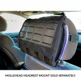 FLAT IFAK Pouch, inside example on the headrest