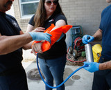 FASPLINT Kit, in use on arm at fire station