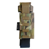 Tactical Solutions Rapid Access Tourniquet Holder V2, Back view - Camo