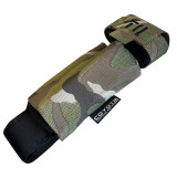 Tactical Solutions Rapid Access Tourniquet Holder V2, Angled view - Camo