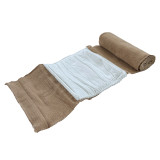 6" Rescue Essentials Emergency Trauma Dressing, unrolled showing pad