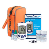 SHORT DATED! Curaplex Assure Prism Orange Glucometer Kit, Advanced