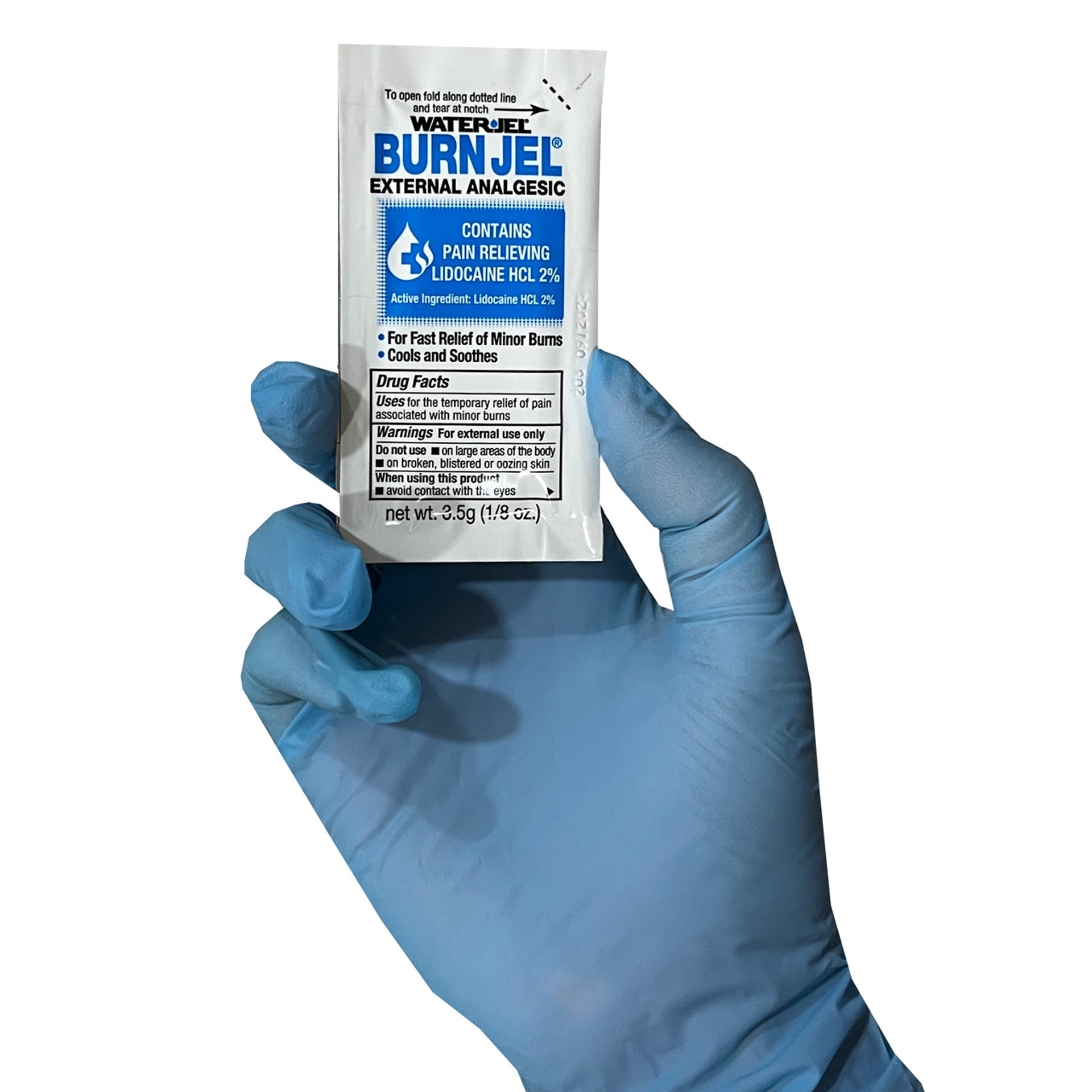 WaterJel Burn Gel with Lidocaine (5 pack, Unit Doses)