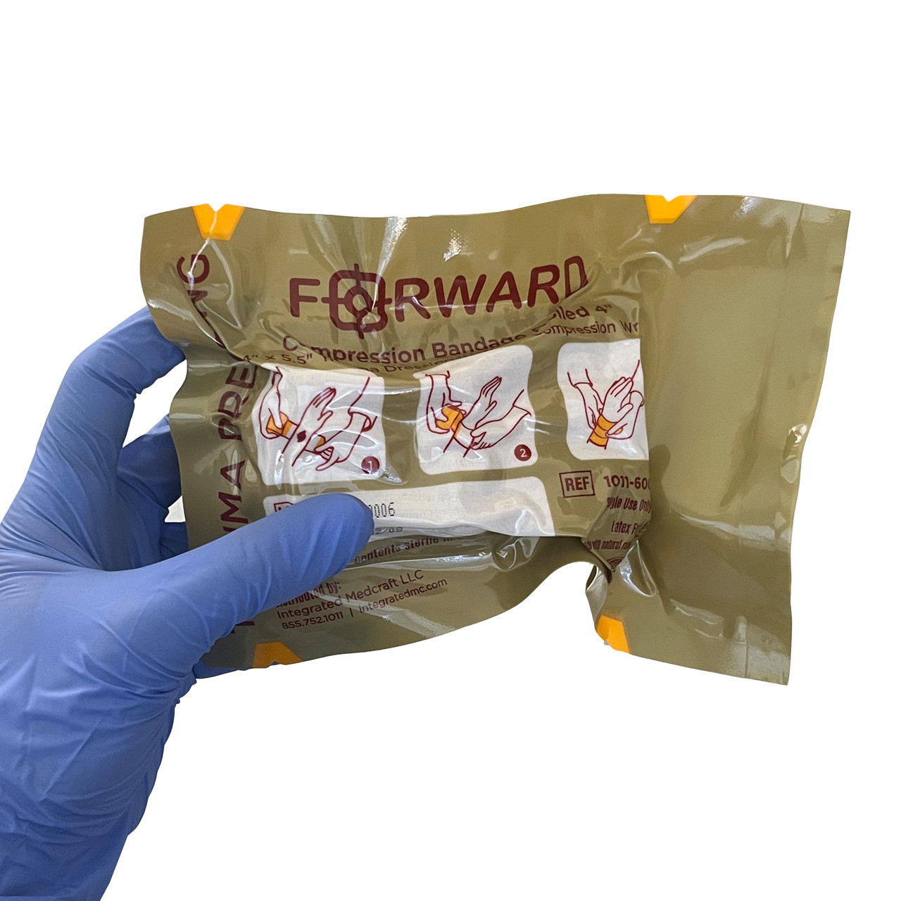 Forward Trauma Compression Dressing 4" (Flat/Rolled)