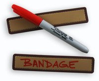 PVC Velcro-Backed Blank Name Tape