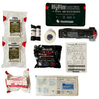 Tactical Medical Refill Kit, contents laid out