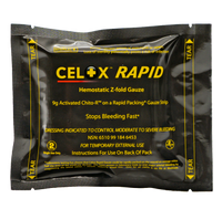 Celox Rapid Gauze, front of packaging 