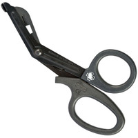 NAR Trauma Shears by North American Rescue NAR at an angle - includes O2 wrench
