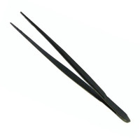 Needle Point Tweezers (Black, 4.5")