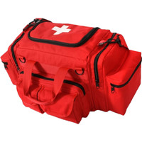 Red Rothco EMT Bag, top front