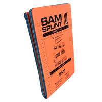 SAM Splint XL - 36" Extra Wide - Orange & Blue
