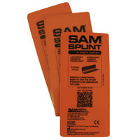 SAM Splint showing three splints in orange for the combo pack by rescue essentials