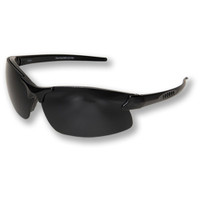 Edge Eyewear Sharp Edge Thin Temple 3 Lens Kit - Black Frame (Clear, Tiger, & G-15 Lens)