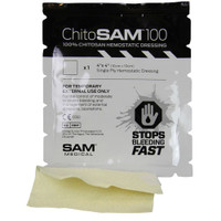 Chito-SAM™ 100 Hemostatic Dressing with packaging